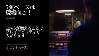 【解説】5弦ベースは現場向き！ | LowBが増えることでプレイアビリティが広がります | ベース 多弦 メリット＆デメリット